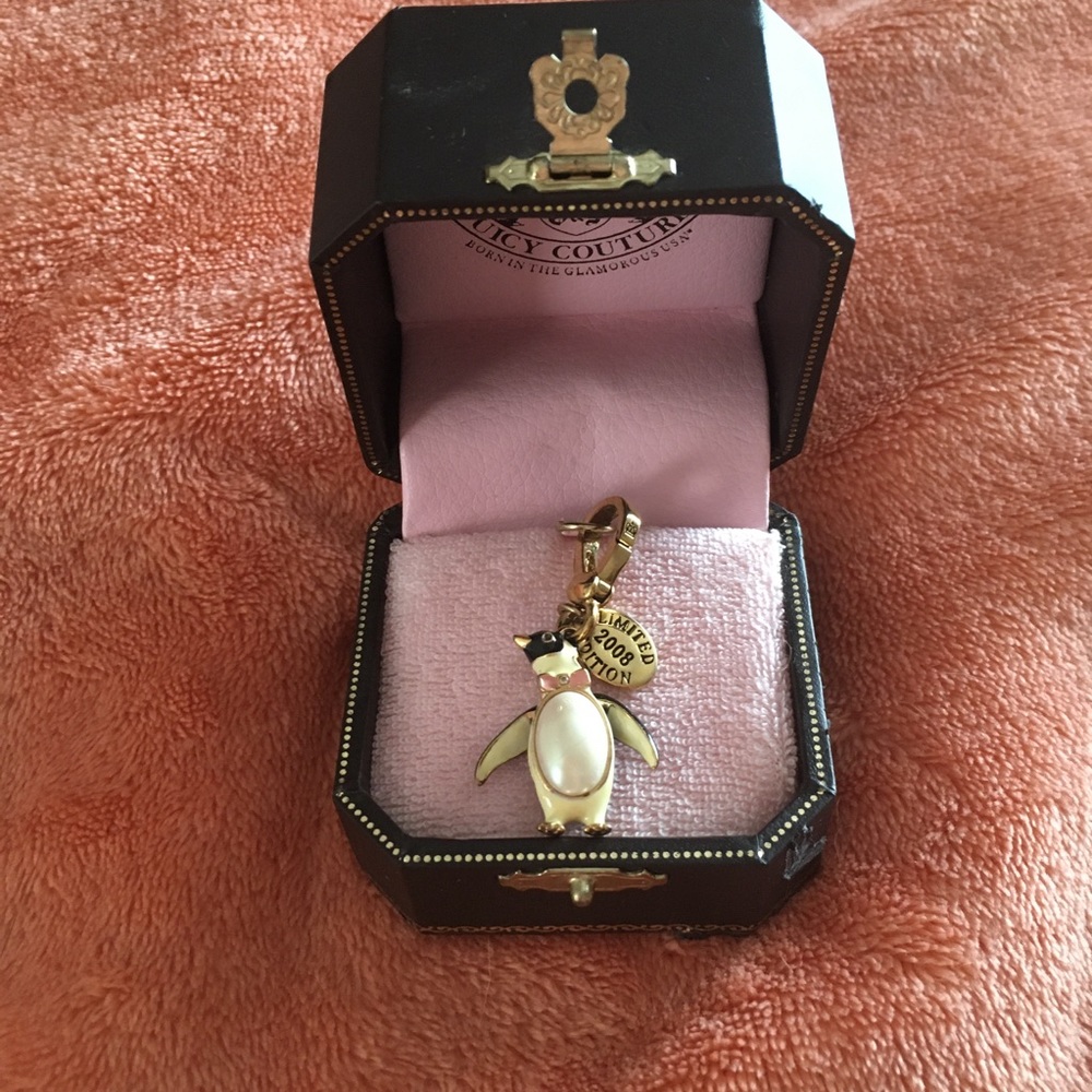 Juicy Couture 2008 LE penguin charm, damaged box!